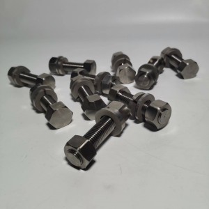 Manufacturer supply High strength 99.95% Pure tungsten nuts and washers , tungsten screws, bolts