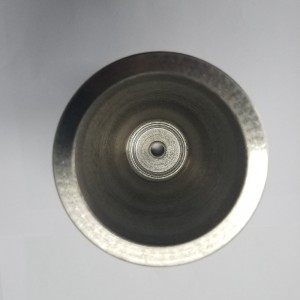 Tungsten iridium nozzle, tungsten nozzle tight fit with iridium tube
