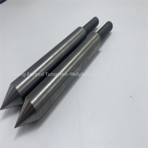 Bright pointed tip tungsten electrode high-purity