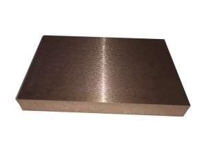 High quality WCu Tungsten Copper alloy Sheet Plate Wcu 80//20 90/10 75/25 70/30 copper tungsten rod