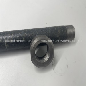 Black Forged Glass Melting Furnace Molybdenum Electrodes