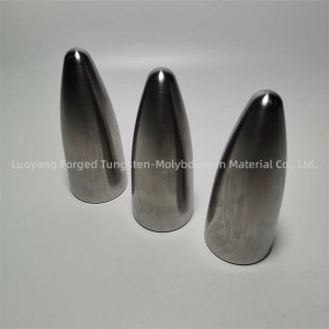 Molybdenum mandrel plug for piercing seamless steel pipe