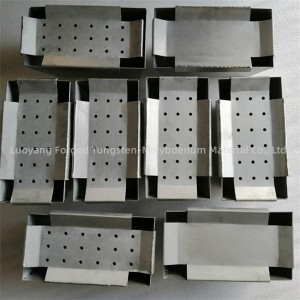 Folla de molibdeno varias formas personalizadas de metal de recocido pulido de alta pureza