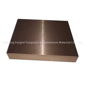 Tungsten Copper alloy plate tulaga maualuga WCu