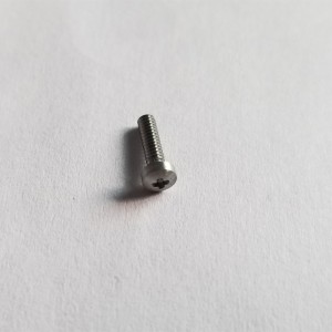 Micro size molybdenum and tungsten phillips soltted screws