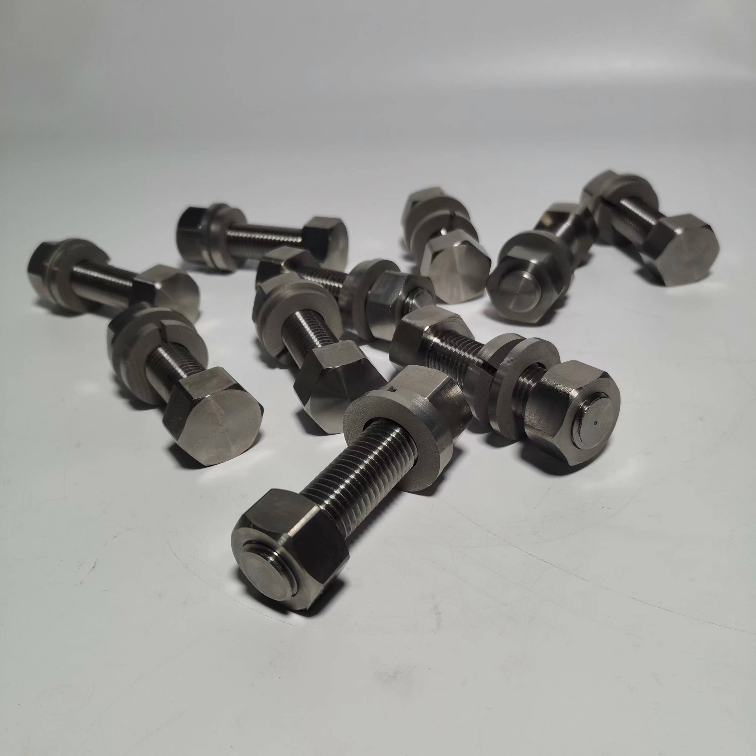Manufacturer supply High strength 99.95% Pure tungsten nuts and washers , tungsten screws, bolts Featured Image