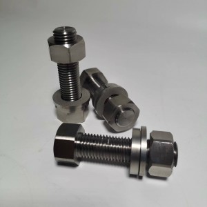 Manufacturer supply High strength 99.95% Pure tungsten nuts and washers , tungsten screws, bolts